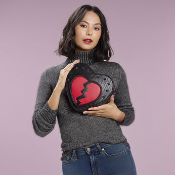 Loungefly Broken Heart Figural Crossbody Bag, Image 2